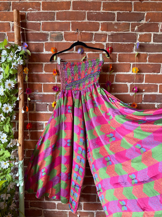 Festival Drift Recycled Sari Palazzo Pants - Fair Trade Made