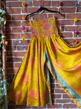 Festival Drift Recycled Sari Palazzo Pants - Fair Trade Made