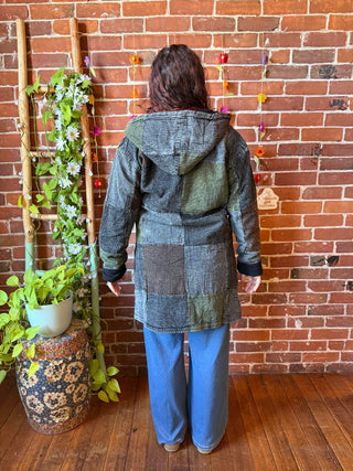 Earth Moon Patchwork Cotton Jacket - Fair Trade Made