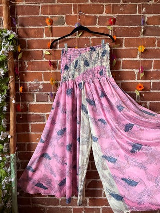 Festival Drift Recycled Sari Palazzo Pants - Fair Trade Made
