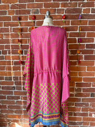 Plus Size Upcycled Adjustable Sari Tunic