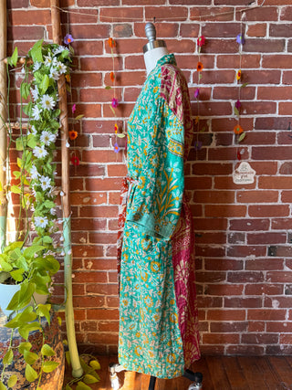 Riverstone Kantha Robe Kimono - Fair Trade Made