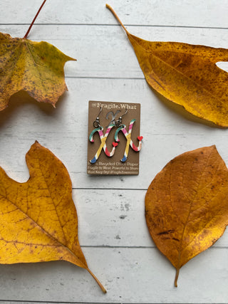 Fragile X Wooden Earrings