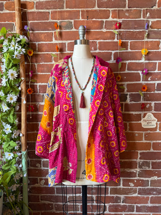 OOAK Summer Collection - Upcycled TOOL Inspired Vintage Kantha Jacket