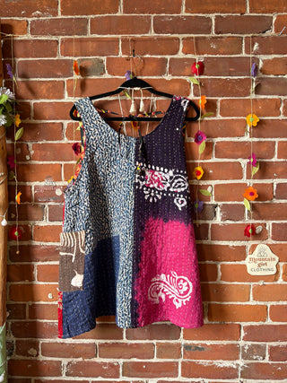 Bohemian Journey Kantha Tank - Fair Trade Made