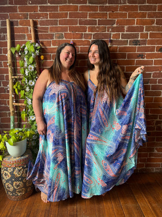 Delphia Recycled Sari Dress w/ Pockets