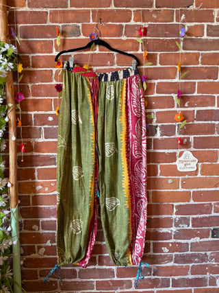 Coffee In The Morning Jolene Pants -2 Ways to Wear!  Fits up to 1X - Fair Trade Made