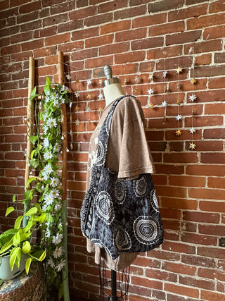 OOAK Autumn Collection- Upcycled Elephant Print Tote Bag