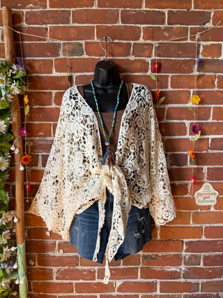 Desert Lace Crochet Wrap - Multiple Colors Available