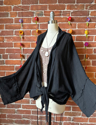 Mountain Meadow 100% Cotton Gauze Boho Light Kimono Layer - Multiple Colors Available
