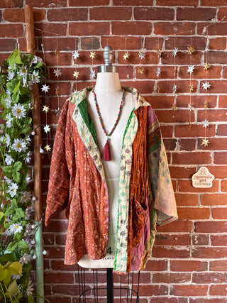 OOAK Winter Collection - Upcycled Prince Inspired Vintage Kantha Jacket