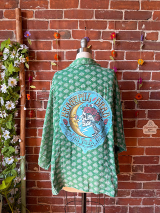 OOAK Spring Collection - Upcycled Grateful Dead Inspired Vintage Kantha Jacket