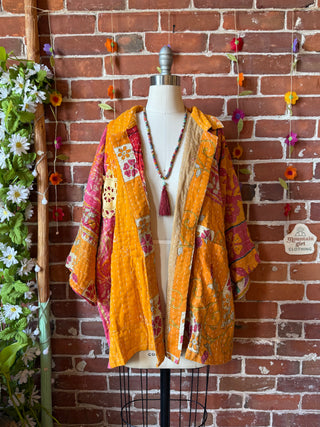 OOAK Summer Collection - Upcycled TOOL Inspired Vintage Kantha Jacket