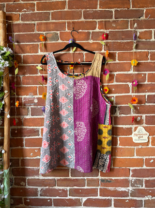 Bohemian Journey Kantha Tank - Fair Trade Made