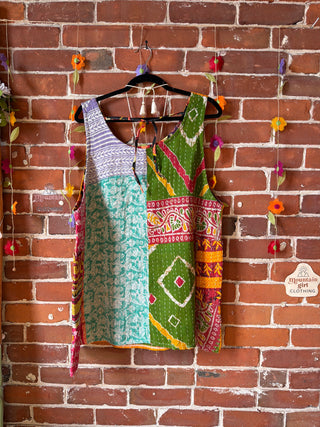 Bohemian Journey Kantha Tank - Fair Trade Made