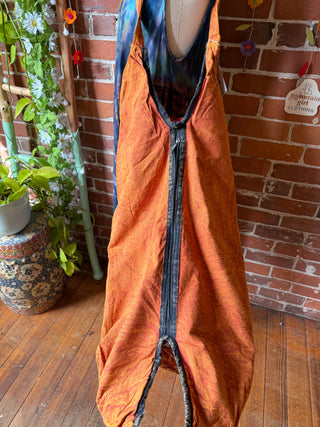 Mandala Embroidered Cotton Duffle / Shoulder Bag - Fair Trade Made