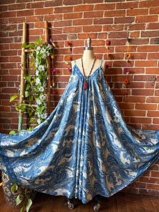 Delphia Recycled Sari Dress w/ Pockets