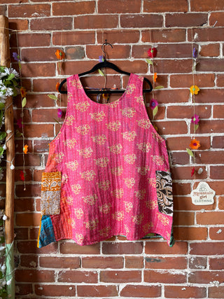Bohemian Journey Kantha Tank - Fair Trade Made