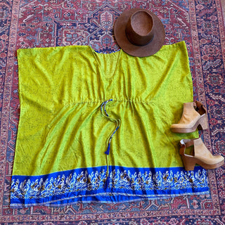 Size 2-12 Upcycled Adjustable Sari Tunic