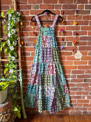 Batik Patchwork Day Dream Jumper Dress Fair Trade Made 100% Cotton