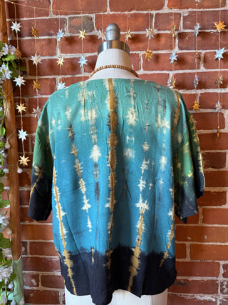 Gemini Moons Tie Dye Cropped Top - Multiple Colors Available
