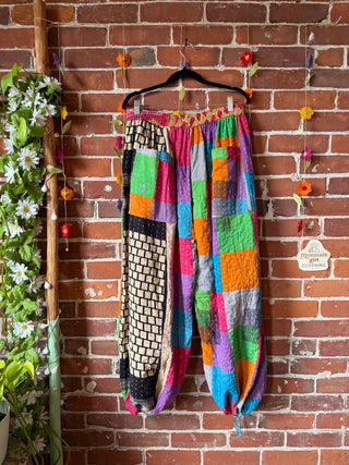 Coffee In The Morning Jolene Pants -2 Ways to Wear!  Fits up to 1X - Fair Trade Made