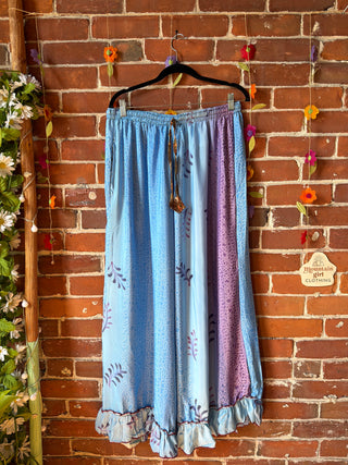 Festival Drift Recycled Sari Pants - “Plus” Size - Fair Trade Made