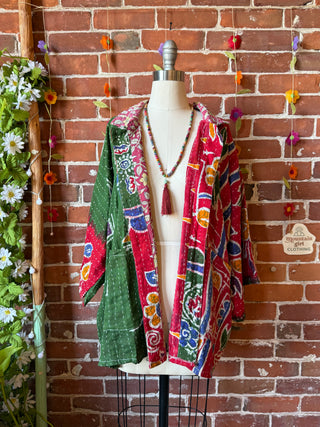 OOAK Summer Collection - Upcycled Sublime Inspired Vintage Kantha Jacket