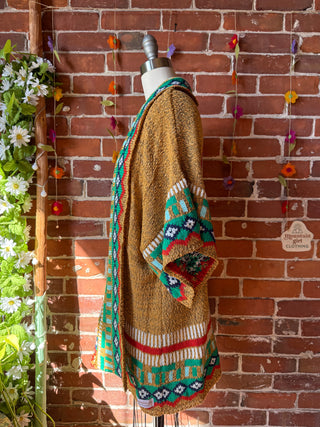 OOAK Autumn Collection - Pearl Classic Rock Retro Cardigan Sweater