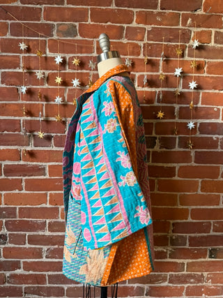 Virgo Kantha Swing Jacket