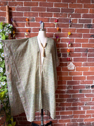 Summer Dreams 100% Silk Poncho Robe- Fair Trade Made