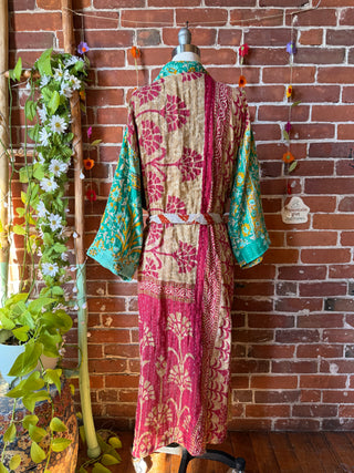 Riverstone Kantha Robe Kimono - Fair Trade Made
