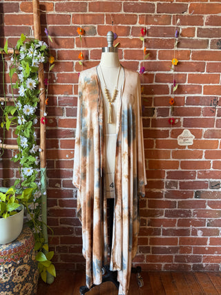 OOAK Spring Collection - Callisto Kantha Crescent Moon Kimono Robe