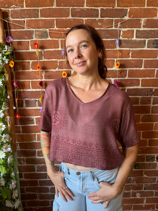 In Zen Mode Layering Boxy Crop Top - Multiple Colors Available