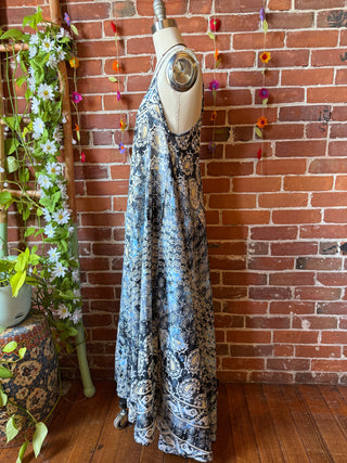 Delphia Recycled Sari Dress w/ Pockets