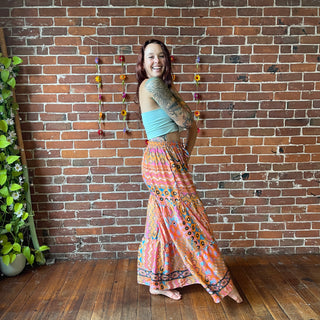 Festival Fun Tiered Wide Leg Palazzo Pants