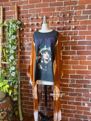 Stevie Inspired Silver Springs Hybrid Tie Dye Hi Lo Top