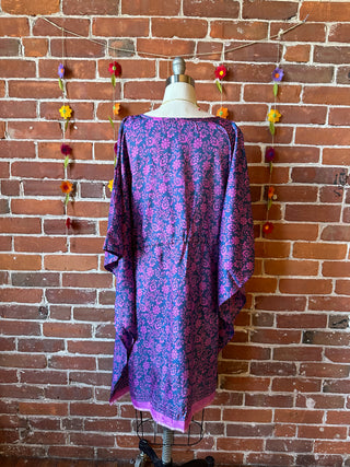 Size 2-12 Upcycled Adjustable Sari Tunic