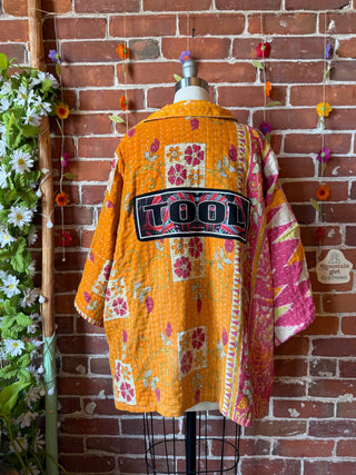 OOAK Summer Collection - Upcycled TOOL Inspired Vintage Kantha Jacket