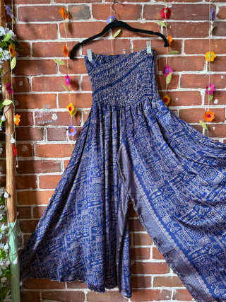 Festival Drift Recycled Sari Palazzo Pants - Fair Trade Made