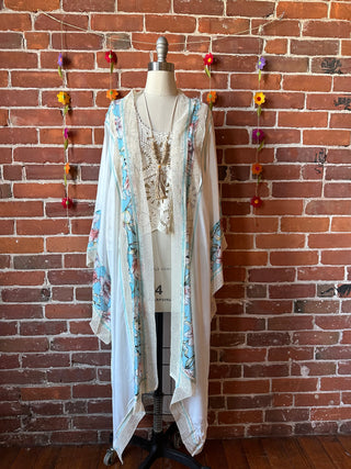 Summer Boho Vibes Angel Sleeve Kimono