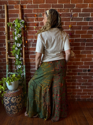 Raven Tie Dye Wide Leg Palazzo Pants - Multiple Colors Available