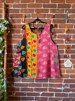 Bohemian Journey Kantha Tank - Fair Trade Made