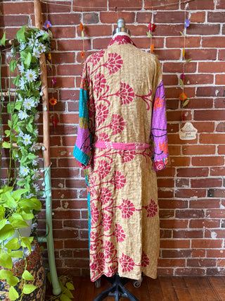 Riverstone Kantha Robe Kimono - Fair Trade Made
