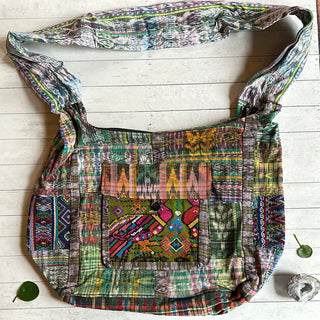 Upcycled Embroidered Patch Purse