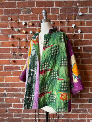 Virgo Kantha Swing Jacket