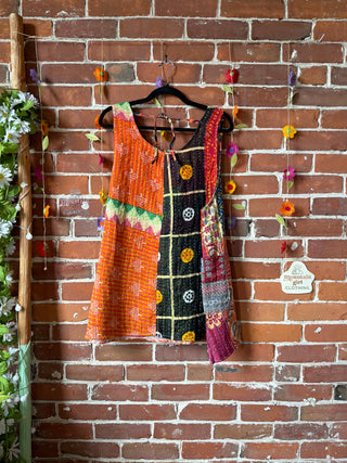 Bohemian Journey Kantha Tank - Fair Trade Made