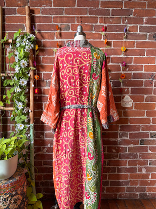Riverstone Kantha Robe Kimono - Fair Trade Made