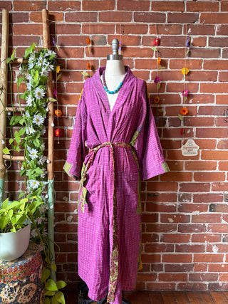 Riverstone Kantha Robe Kimono - Fair Trade Made