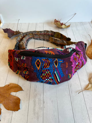 Embroidered Huipile Fanny Pack - One Of A Kind